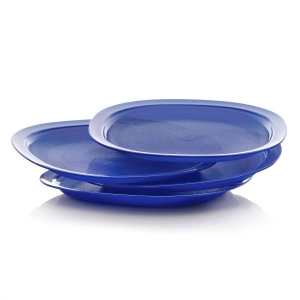 Tupper Ware Tupperware® Microwave Reheatable Luncheon Plates | Reusable, Set of 4